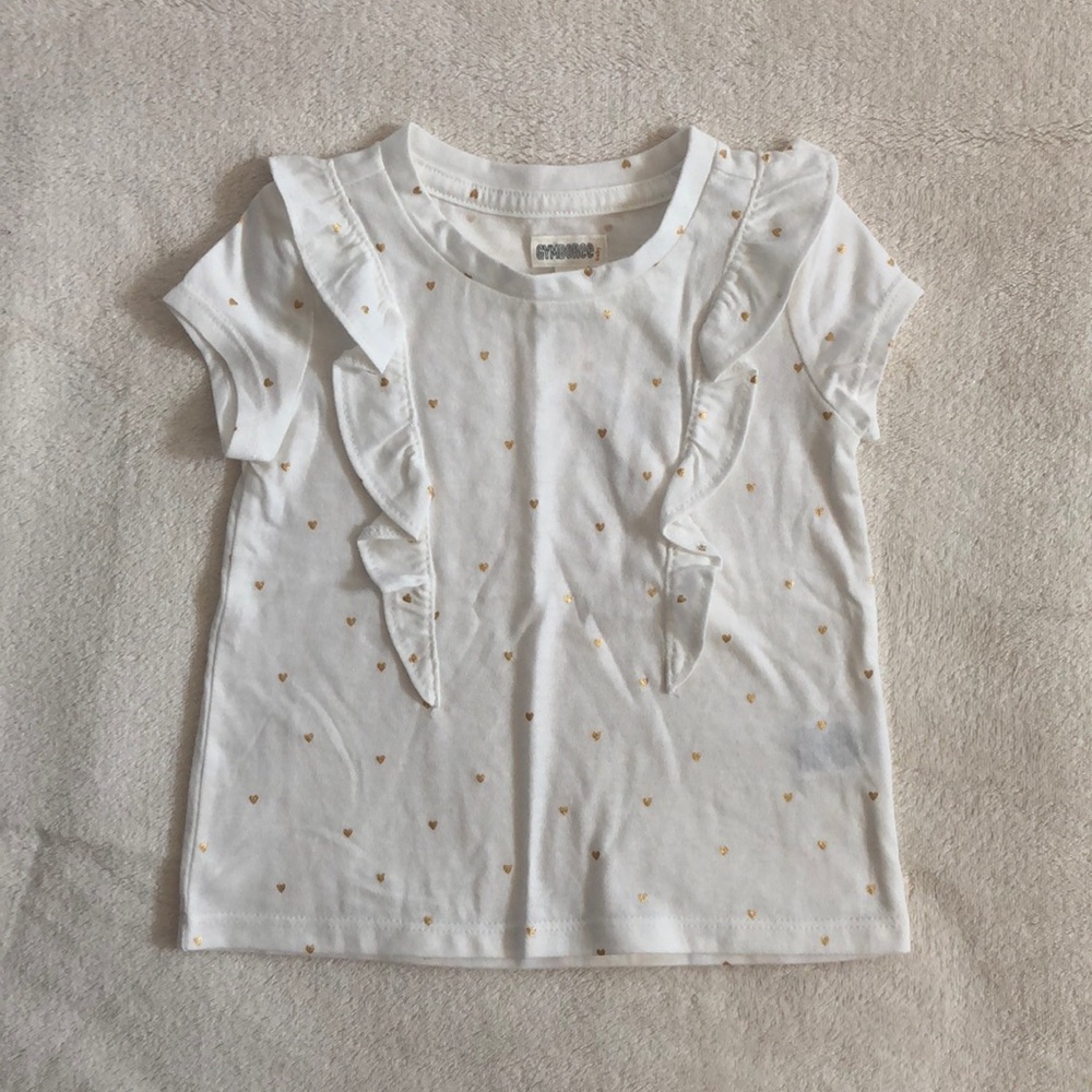 NWT Gymboree Short Sleeve Ruffle Tee